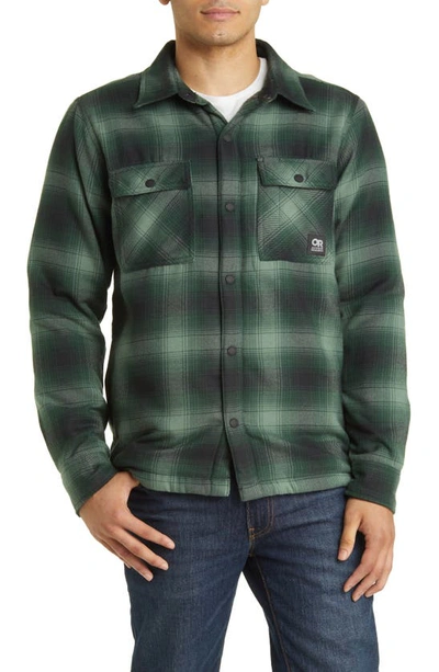 Shop Outdoor Research Feedback Water Resistant Shirt Jacket In Grove