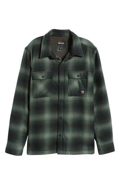 Shop Outdoor Research Feedback Water Resistant Shirt Jacket In Grove