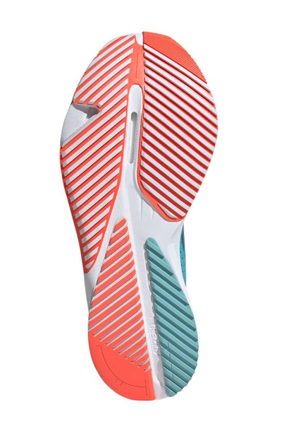 Shop Adidas Originals Adizero Sl Running Shoe In Light Aqua/ Carbon/ Solar Red