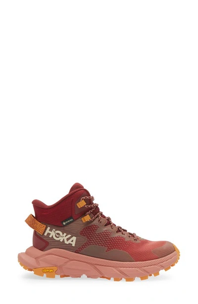 Shop Hoka Trail Code Gore-tex® Hiking Boot In Hot Sauce / Earthenware