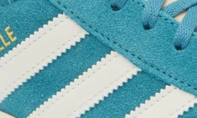 Adidas Originals Gazelle Sneaker In Arctic/ Off White/ Cream