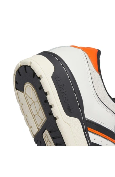 Shop Adidas Originals Rivalry Low 86 Sneaker In Cloud White/ Black/ Orange