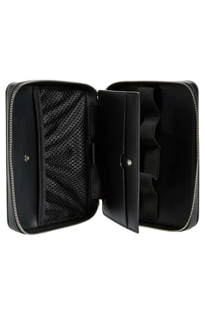 Shop Off-white Zip Tie Leather Tech Case In Black