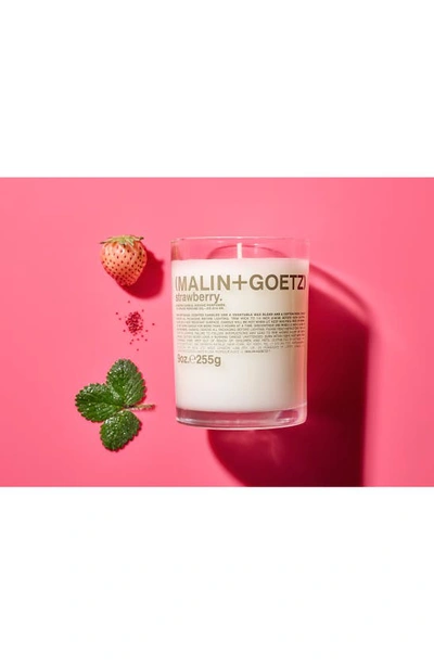 Shop Malin + Goetz Malin+goetz Strawberry Scented Candle