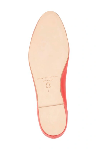 Shop Patricia Green Palm Beach Scalloped Ballet Flat In Red