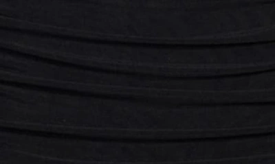 City Chic Three-quarter Sleeve Bustier Minidress In Black