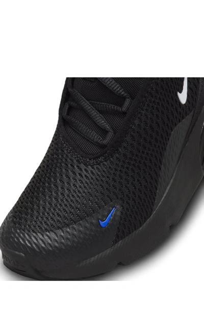 Shop Nike Kids' Air Max 270 Sneaker In Black/ White/ Racer Blue