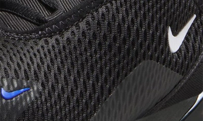 Shop Nike Kids' Air Max 270 Sneaker In Black/ White/ Racer Blue
