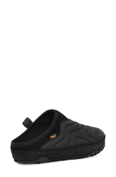 Shop Teva Reember Terrain Quilted Water Repellent Mule In Black