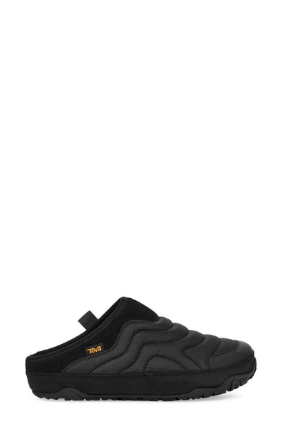 Shop Teva Reember Terrain Quilted Water Repellent Mule In Black