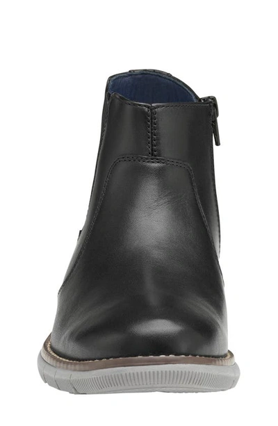 Johnston & Murphy Holden Chelsea Boot In Black Full Grain