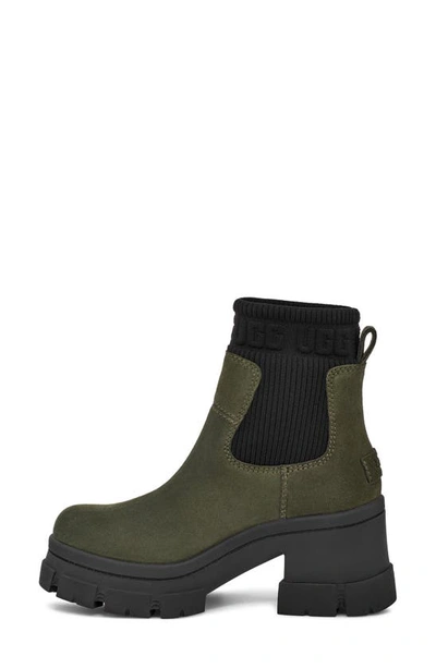 Shop Ugg Brooklyn Platform Chelsea Boot In Forest Night