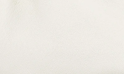 Camper Karst Leather Ballerina Shoes In White Natural