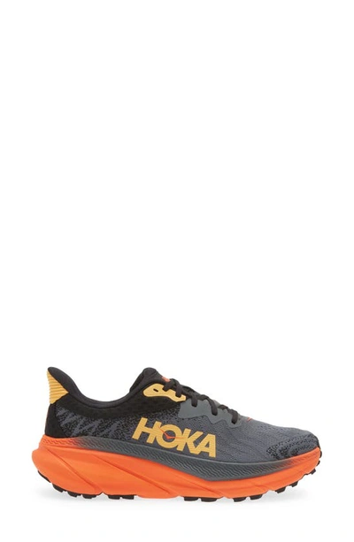 Shop Hoka Challenger 7 Running Shoe In Castlerock / Flame