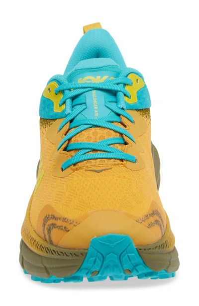 Shop Hoka Challenger 7 Running Shoe In Golden Yellow / Avocado