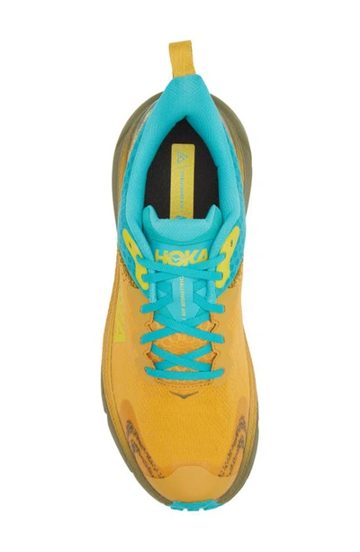 Shop Hoka Challenger 7 Running Shoe In Golden Yellow / Avocado