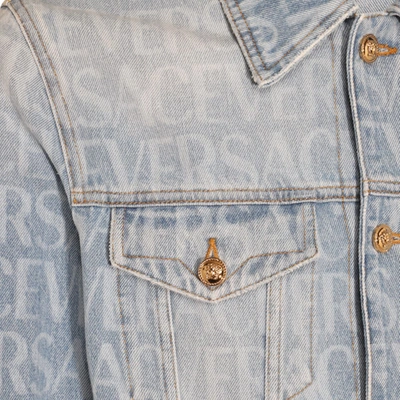 Shop Versace Jackets Blue