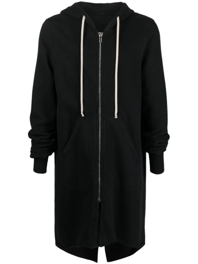 Shop Rick Owens Drkshdw Fishtail Parka With Hood In Black