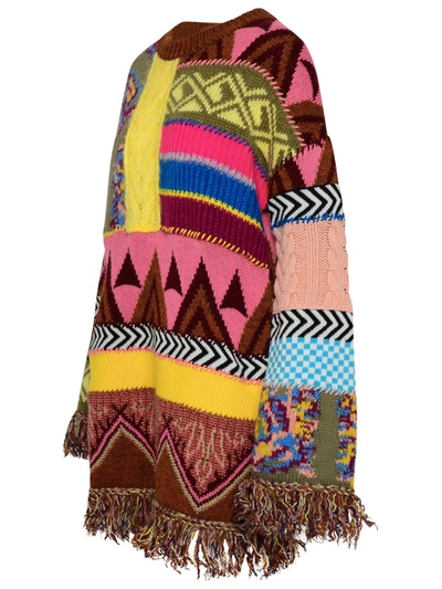 Shop Etro Multicolor Wool Blend Sweater