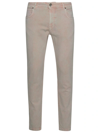Shop Eleventy Pink Cotton Pants