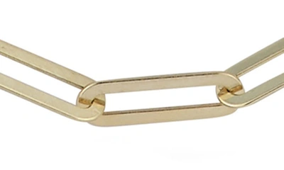 Ember Fine Jewelry 14k Yellow Gold Carabiner Link Paper Clip Chain Necklace In Gold