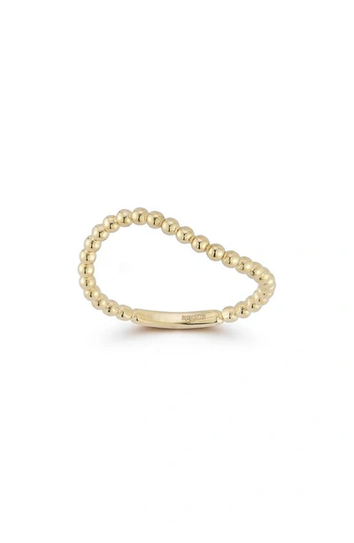 Shop Ember Fine Jewelry 14k Yellow Gold Ball Wave Ring