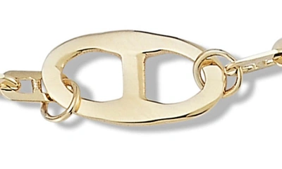 Shop Ember Fine Jewelry 14k Yellow Gold Mariner Station Chain Bracelet
