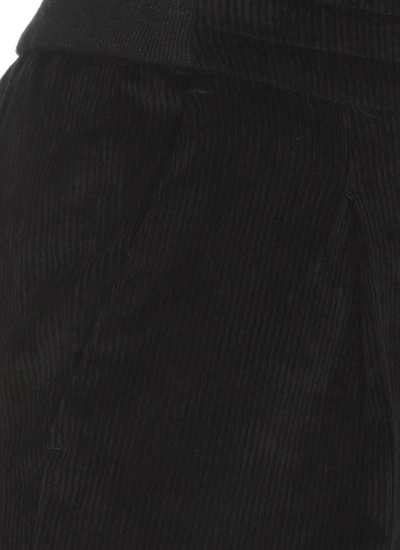 Shop Peserico Trousers Black