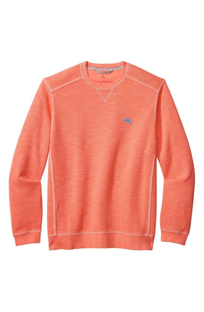 Shop Tommy Bahama Tobago Bay Crewneck Pullover In Ember Red