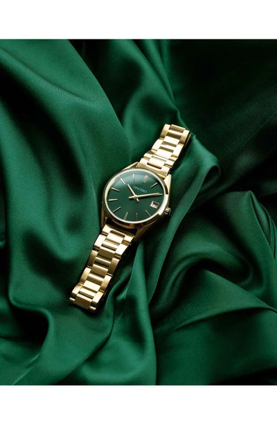 Shop Vincero The Harper Bracelet Watch, 29mm In Gold/green
