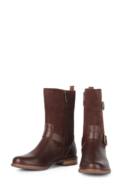 Barbour Millie Buckle Boot In Choco