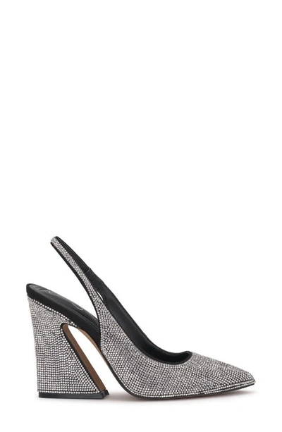 Shop Jessica Simpson Jiles Pointed Toe Pump In Black Faux Suede