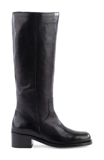 Seychelles Dancing Circles Leather Tall Boot In Black