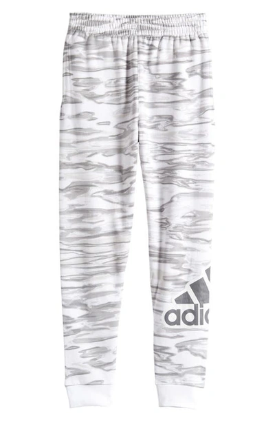 Shop Adidas Originals Kids' Liquid Camo Joggers In White