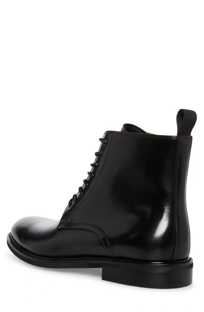 Shop Steve Madden Yorik Derby Zip Boot In Black