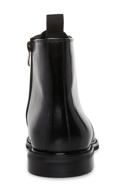 Shop Steve Madden Yorik Derby Zip Boot In Black