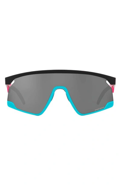 Shop Oakley Bxtr 39mm Prizm™ Wrap Shield Sunglasses In Black