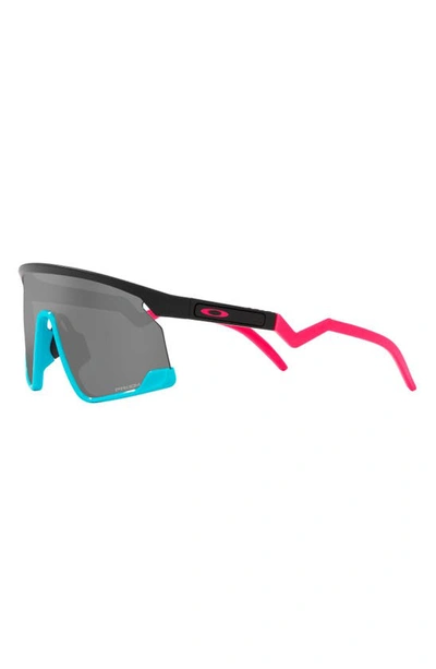 Shop Oakley Bxtr 39mm Prizm™ Wrap Shield Sunglasses In Black