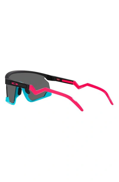 Shop Oakley Bxtr 39mm Prizm™ Wrap Shield Sunglasses In Black