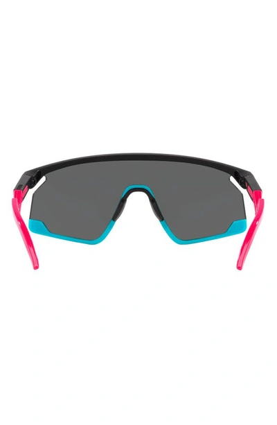 Shop Oakley Bxtr 39mm Prizm™ Wrap Shield Sunglasses In Black