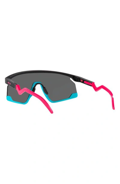 Shop Oakley Bxtr 39mm Prizm™ Wrap Shield Sunglasses In Black