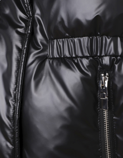 Givenchy Black Down Jacket With Back Logo In Nero