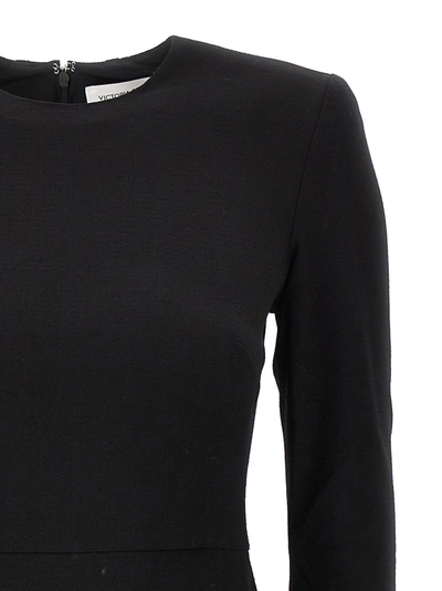 Shop Victoria Beckham Midi Dress Dresses Black