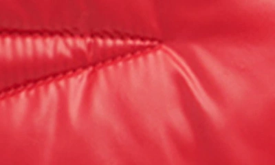 Kenneth Cole New York Hooded Puffer Jacket In Red