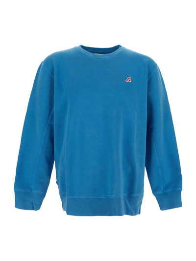 Shop Autry Crewneck Sweatshirt In Blue