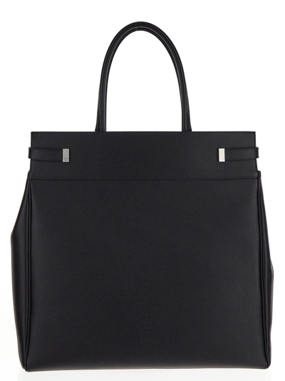 Shop Saint Laurent Manhattan Tote Bag In Black