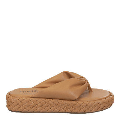 Shop Naked Feet Costa Espadrille Sandals In Brown