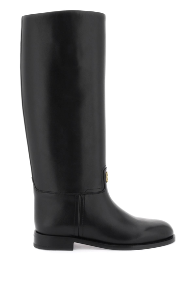 Shop Bally Leather Huntington Boots Women In Black