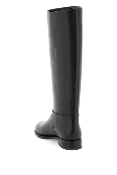 Shop Bally Leather Huntington Boots Women In Black