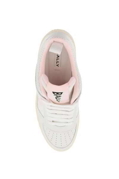 Shop Bally Leather Riweira Sneakers Women In Multicolor